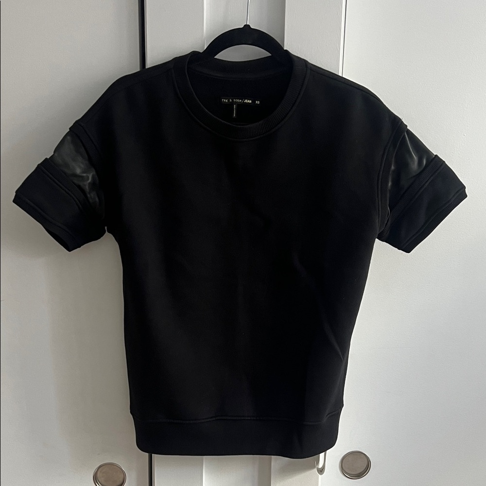 rag & bone Black Crew Neck Sweater